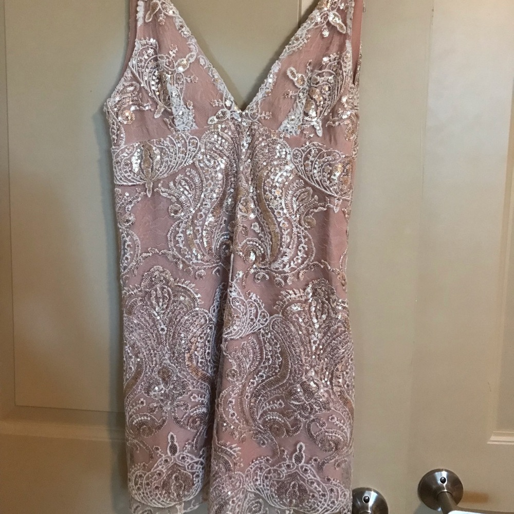 Free People Night Shimmers Sequin Mini Dress